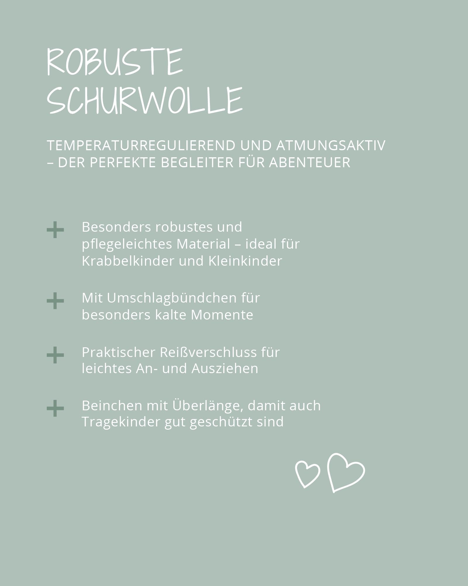 ULLENBOOM® Wollwalk Overall Baby - Walkoverall - Aus Schurwolle, 100% mulesingfrei - Overall für Baby bis Kleinkind - Ideal für Herbst und Winter