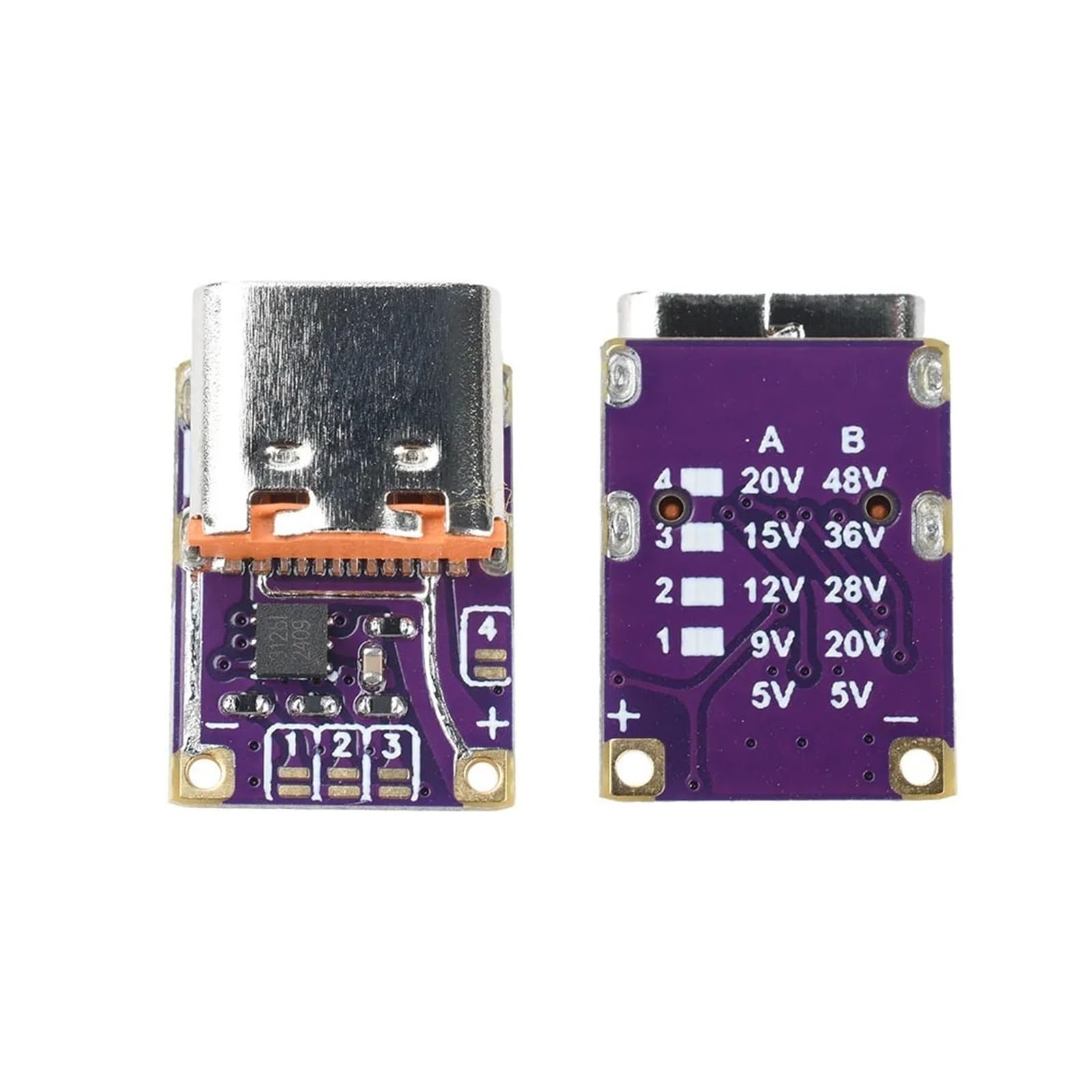 PD QC Decoy Trigger Module 48 V 5A typ C do DC Board 1/5 szt. (1 szt. niskie napięcie)