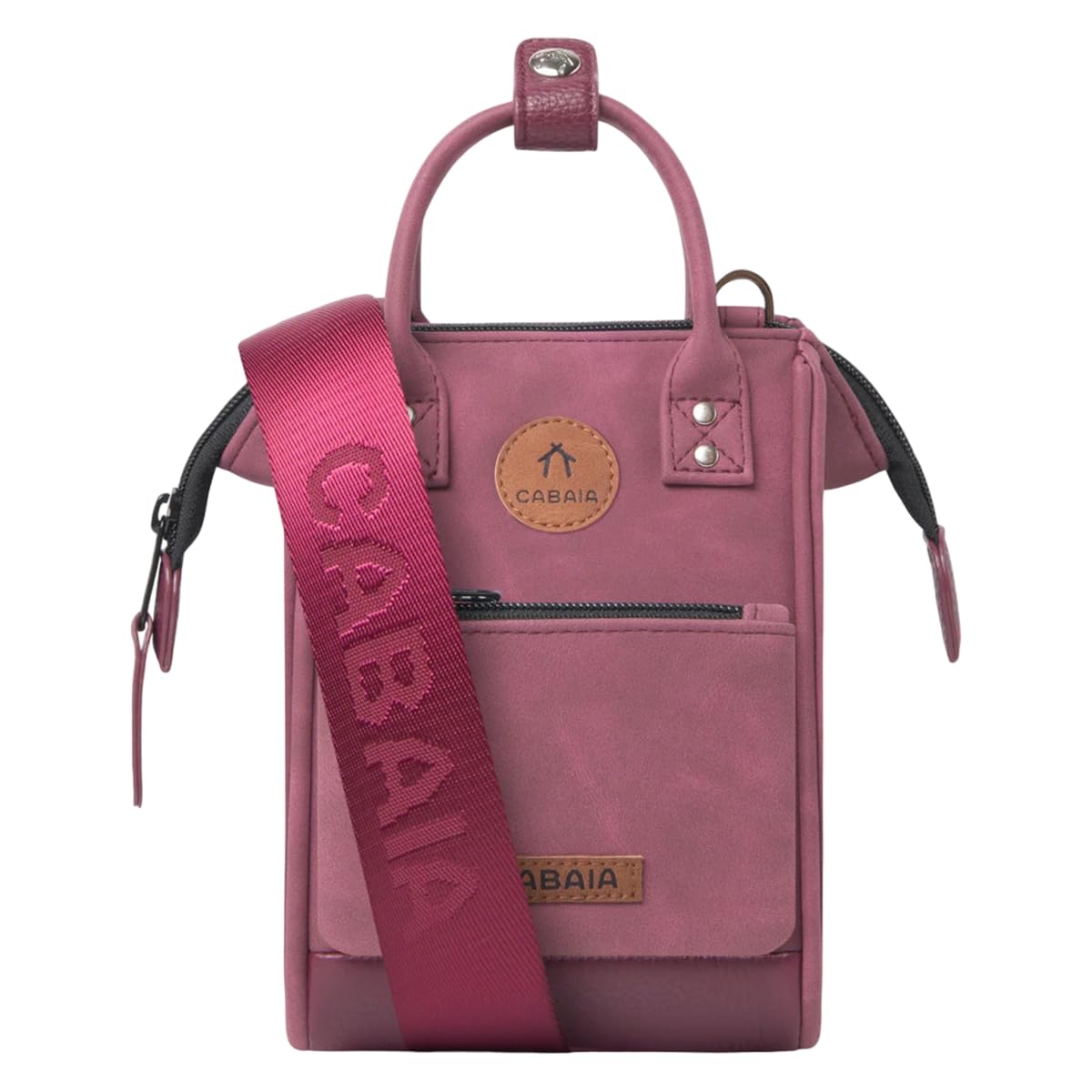 CABAIA sac à épaule bandoulière sac à main Adventurer Vegan Nubuck Nano Bag Delhi pourpre