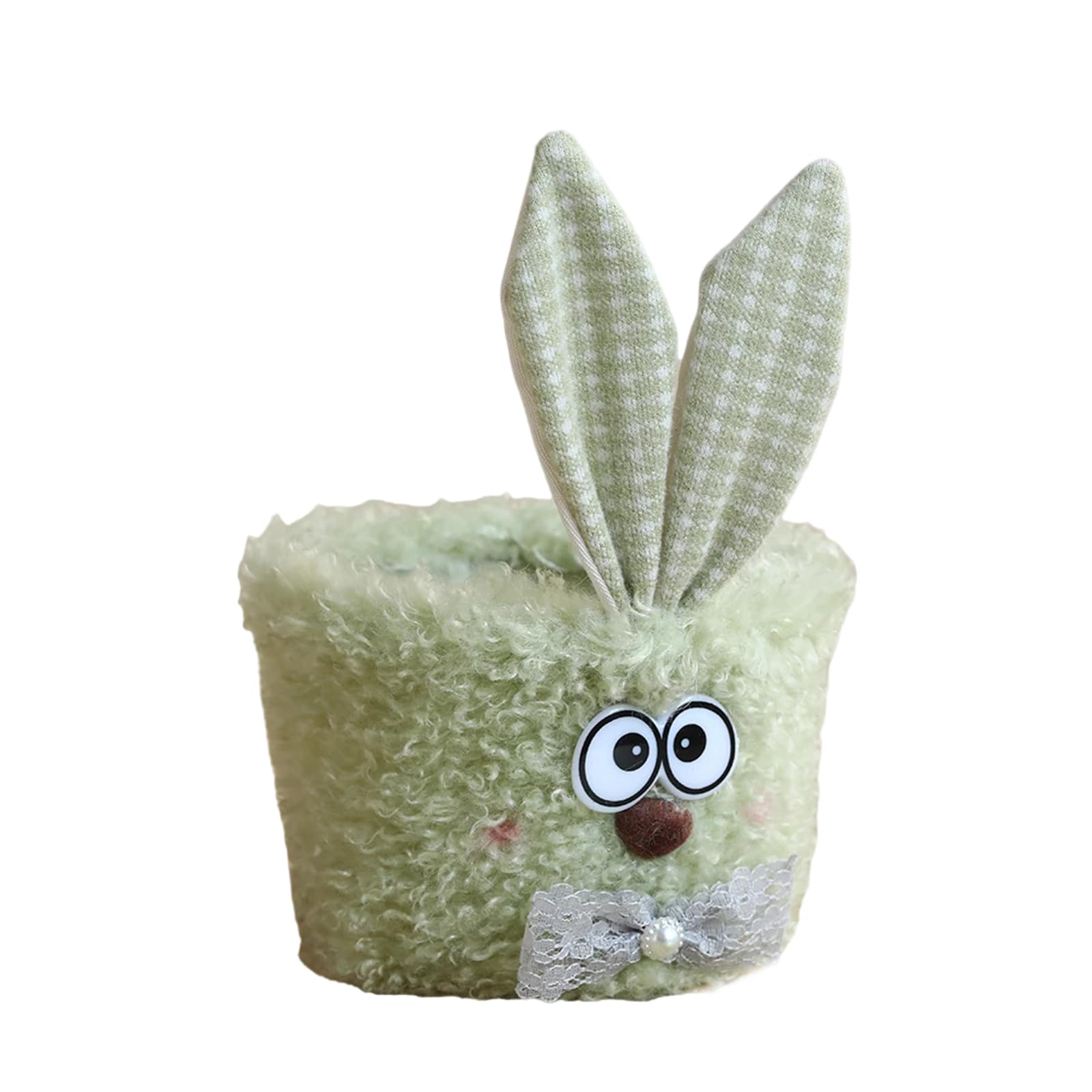 Easters Baskets Empty Eggs Party Gift, Candy Storage Decorations Bunnies Basket