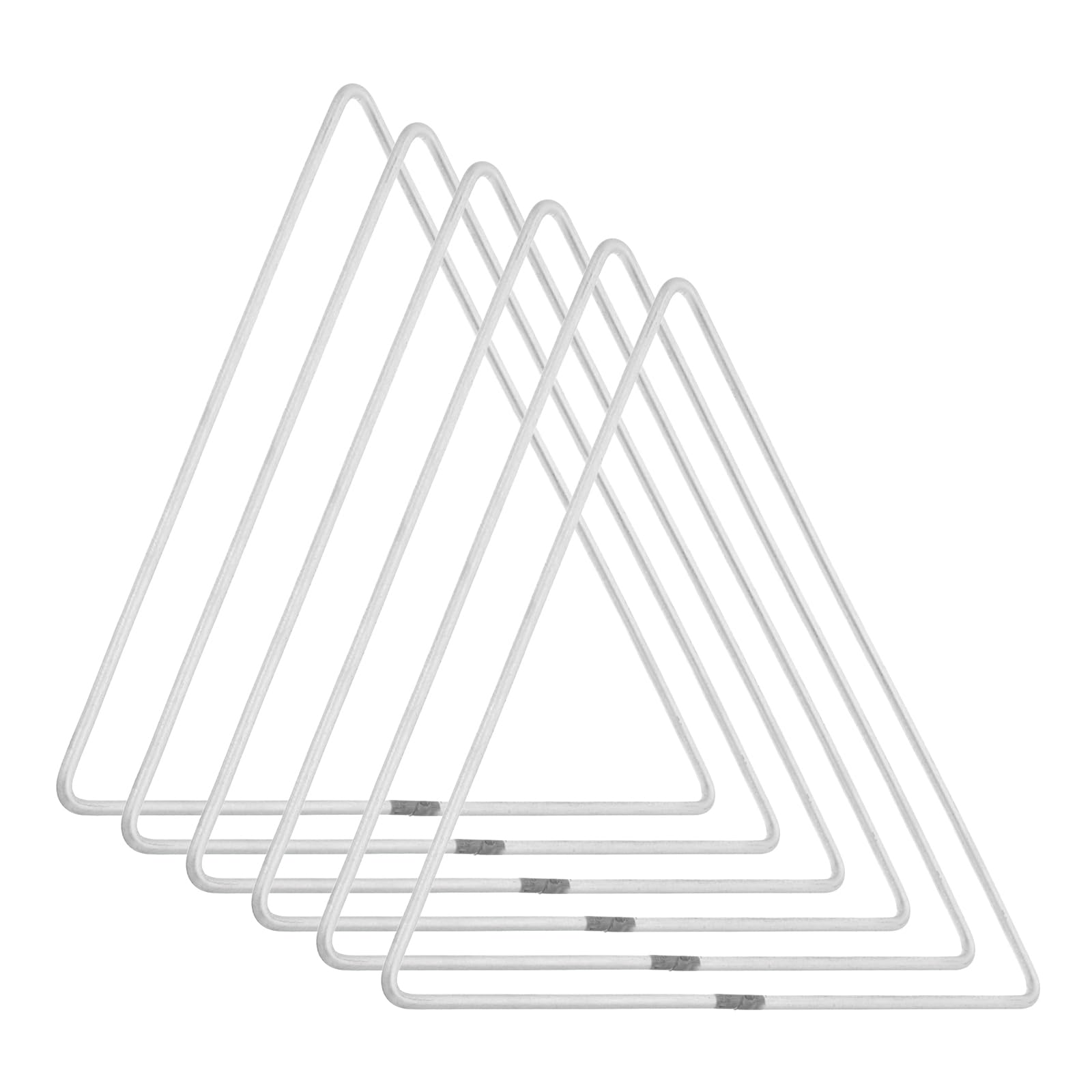 Anneau Floral en Métal Triangle de Haute Qualité pour Créations de Couronne de Macramé de Noël