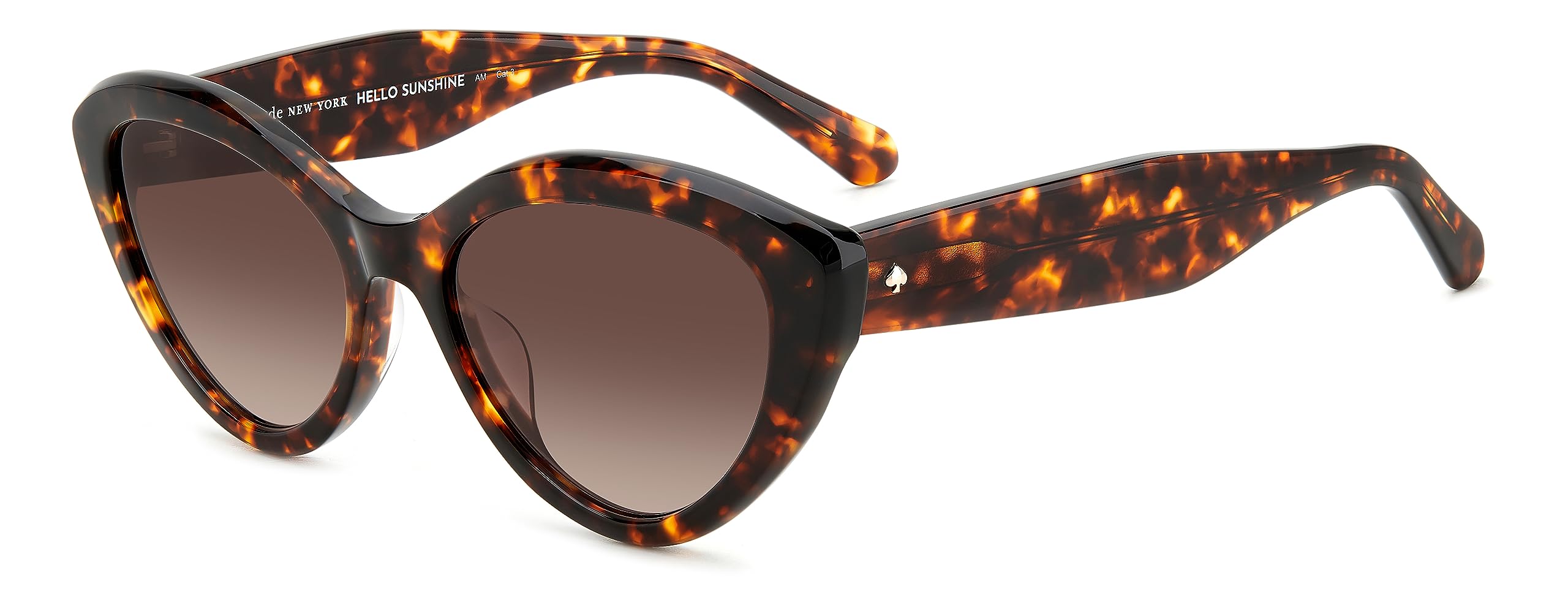 Kate Spade JUNI/G/S HAVANA/BROWN SHADED 55/18/140 women Sunglasses
