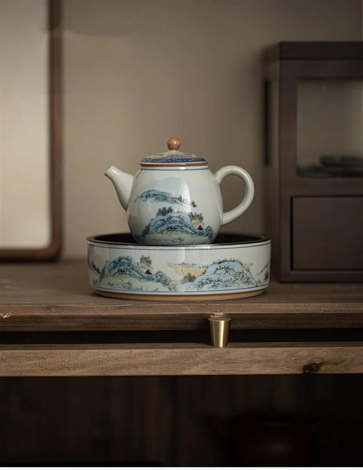 Zestaw do herbaty popołudniowej, zestaw do herbaty Kung Fu, chiński zestaw do herbaty, zestaw do herbaty popołudniowej, chiński czajniczek, ceramiczny zestaw do ceremonii parzenia herbaty, antyczny