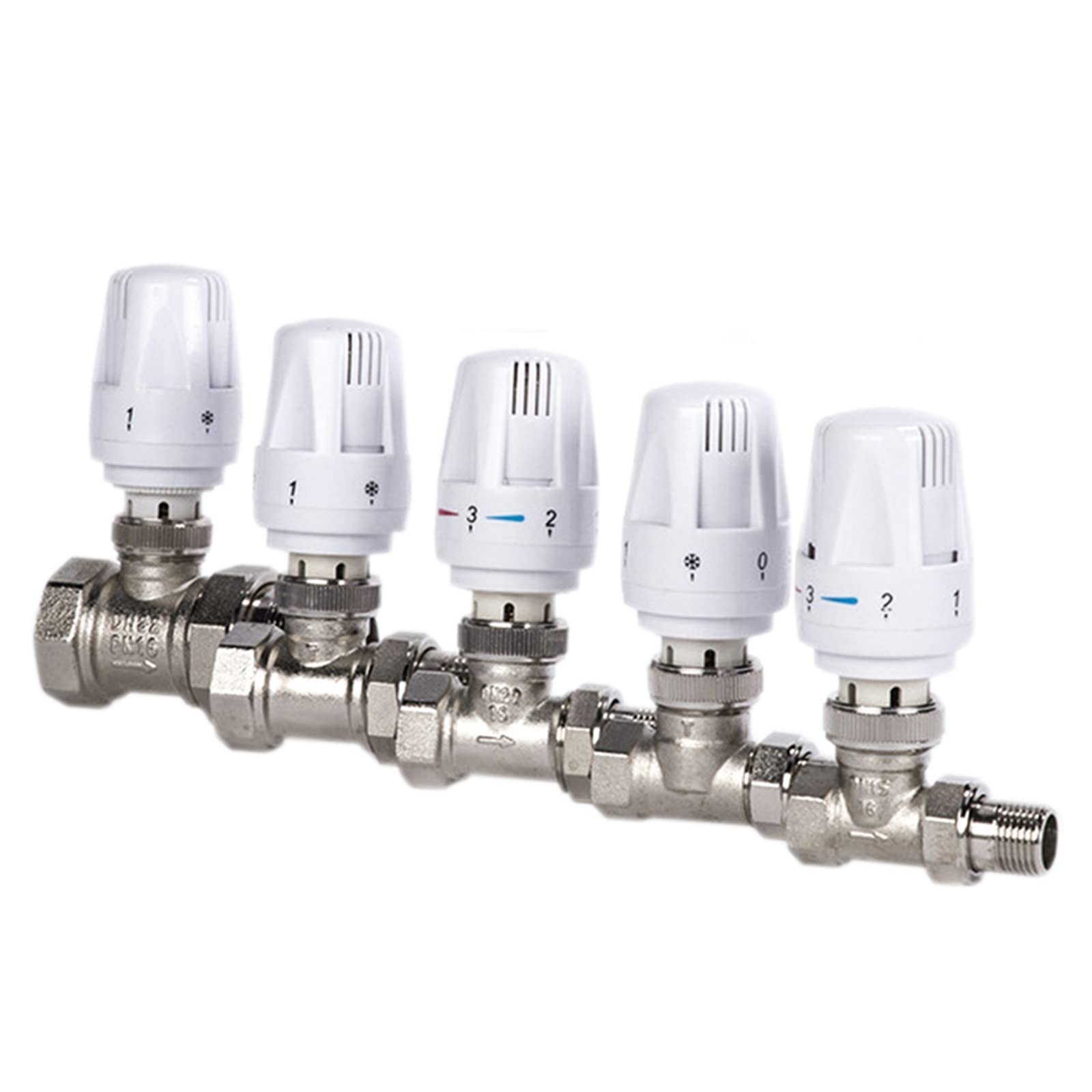 Brass Thermostatic Radiator Valve - Automatic Temperature Control Valve for Floor Heating