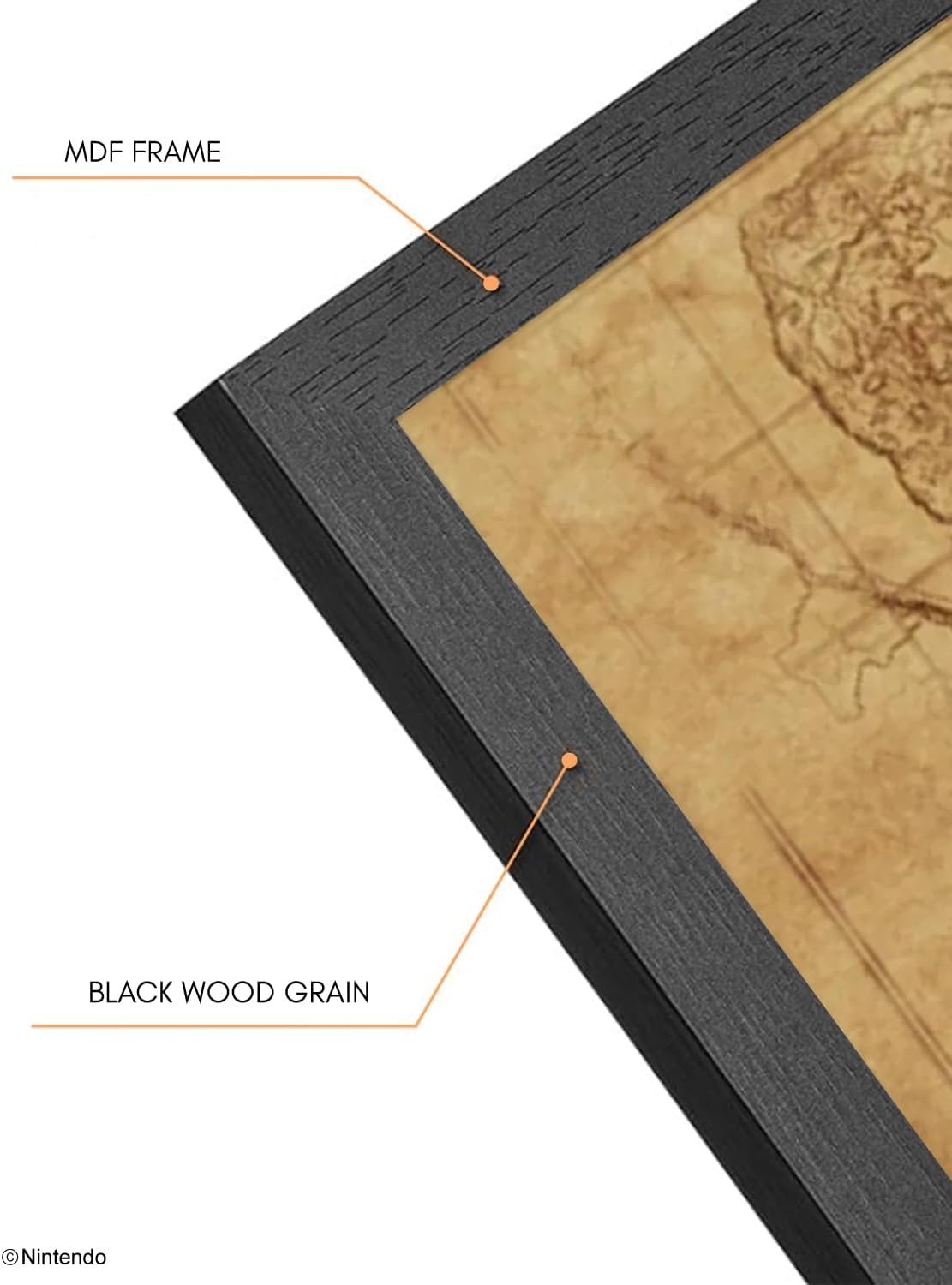 Pyramid America Zelda Poster – Legend of Zelda Poster - Breath of the Wild Map 11 x 17 inch Frame Print - Perfect Zelda Wall Art for Game Room Decor - Bedroom & Living Room