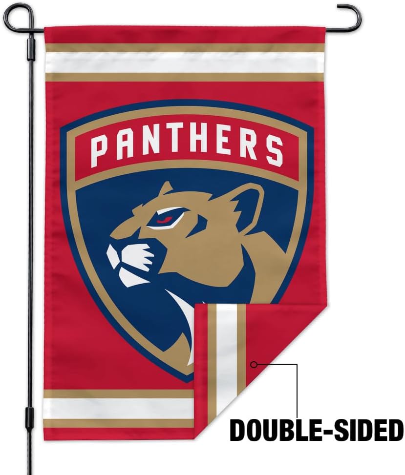 NHL Florida Panthers Logo Garden Yard Flag