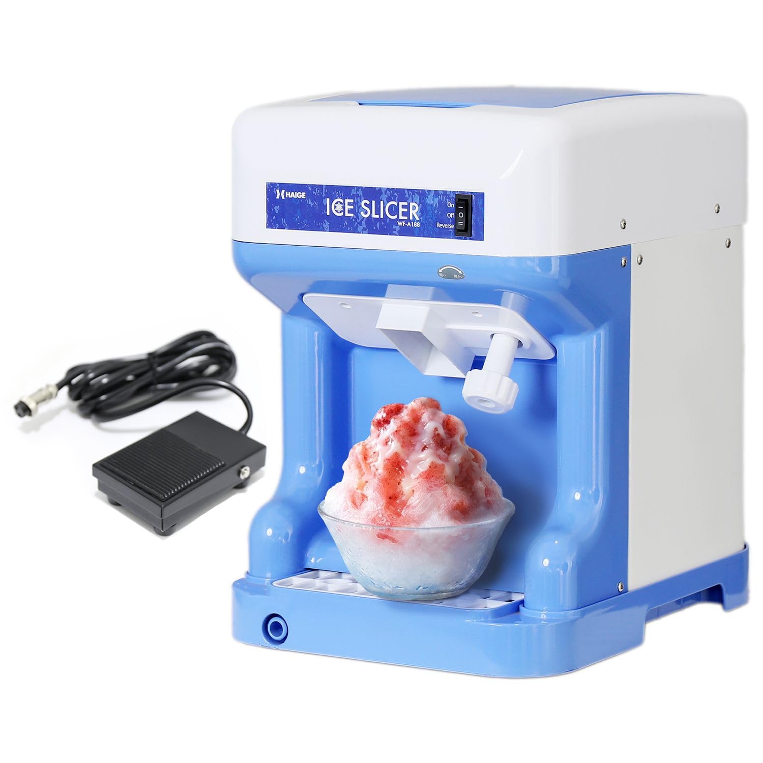 Amazon.co.jp: HAIGE(ハイガー) 業務用電動かき氷機 (ペダル付 2L) WF
