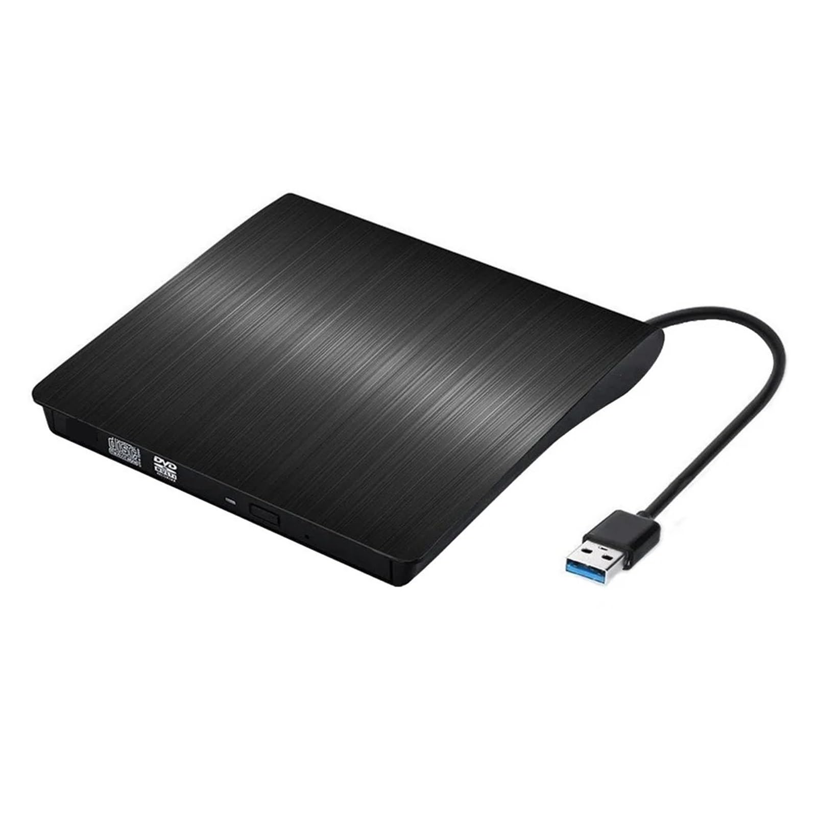 Lettore Dvd Lettore Dvd Esterno Registratore di Trasferimento Dati Ad Alta velocità Lettore di Masterizzazione di unità di Scrittura Sottile USB 3.0 for PC Laptop Desktop iMac(Black)