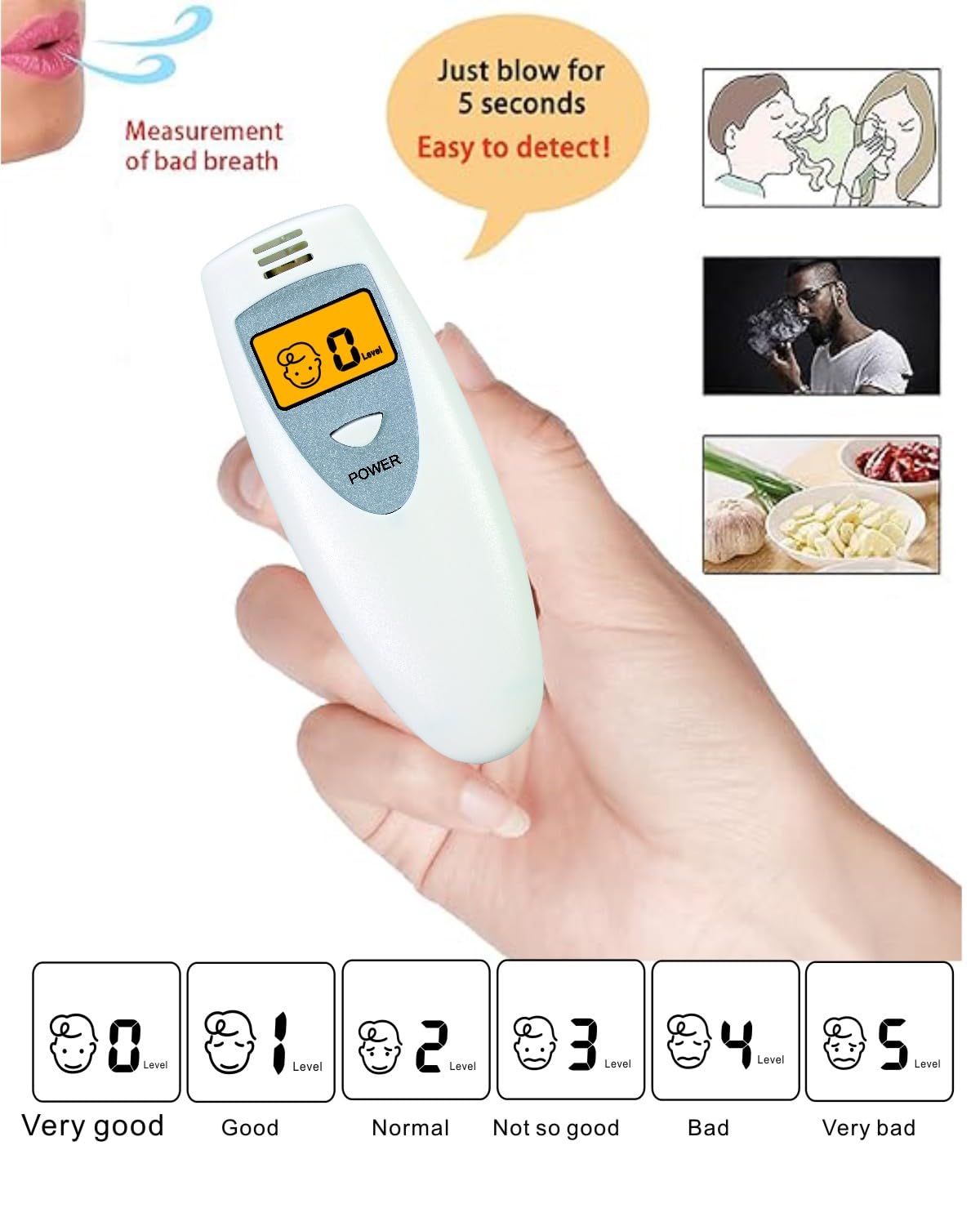 Comprobador de respiración de baño