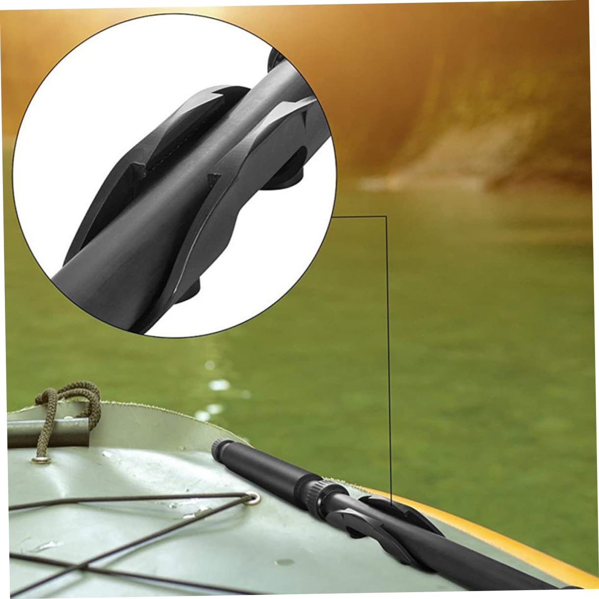 HONMEET Paddle Clip for Kayak Universal Paddle Holder Sturdy Clamp Easy to Use Install