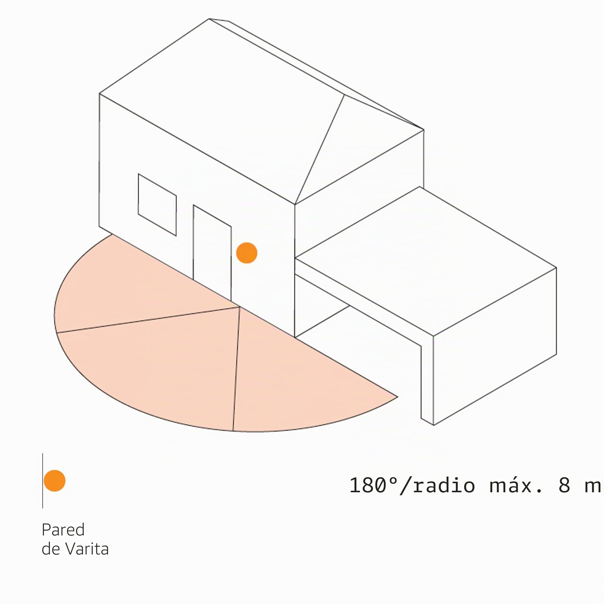Steinel IS 180 Digi Sensor de movimiento, en color antracita, con detección de 180°, alcance de 8 metros y conexión Bluetooth Mesh inteligente a través de una aplicación