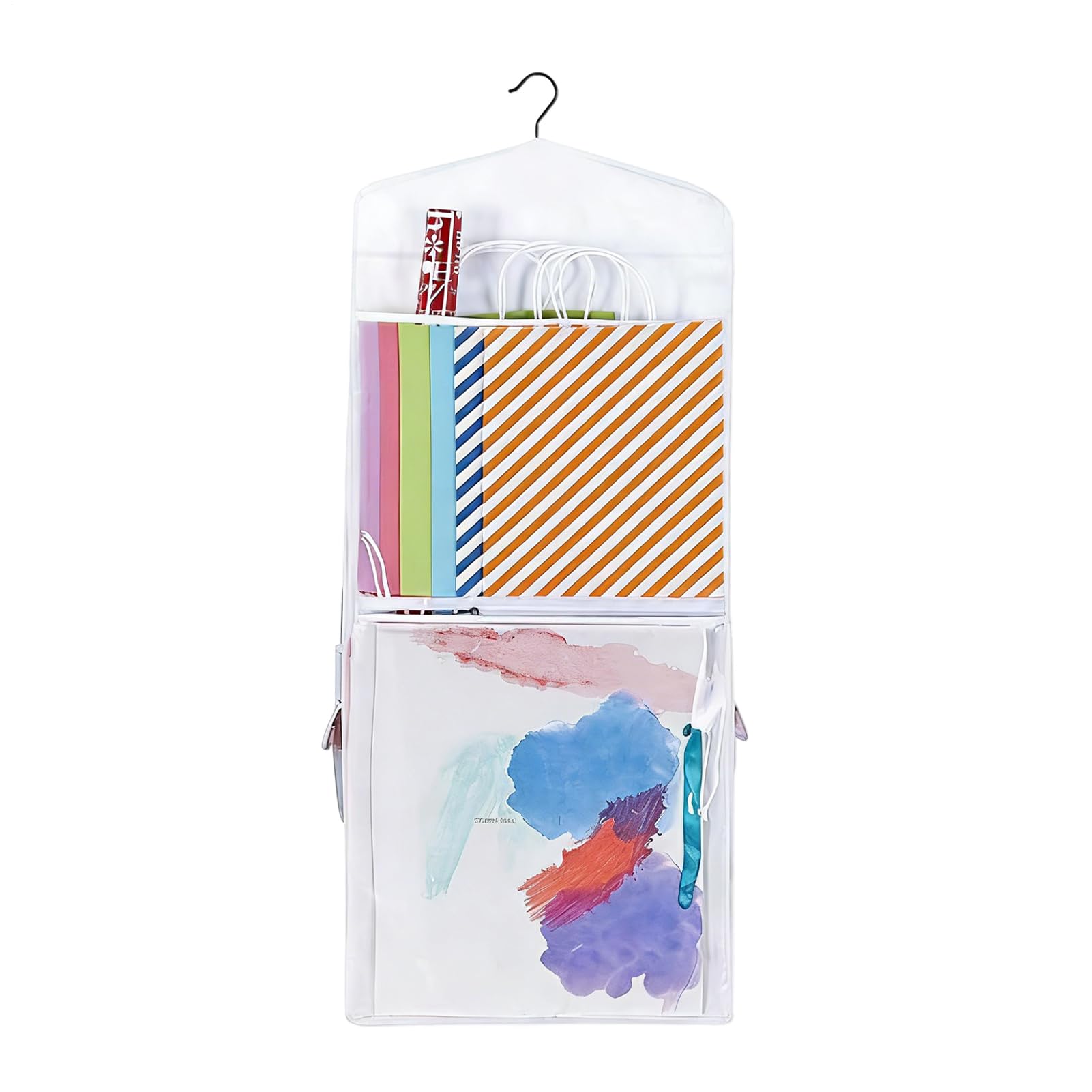 Hanging wrap organizer double-sided haut de gamme en grand format - 8
