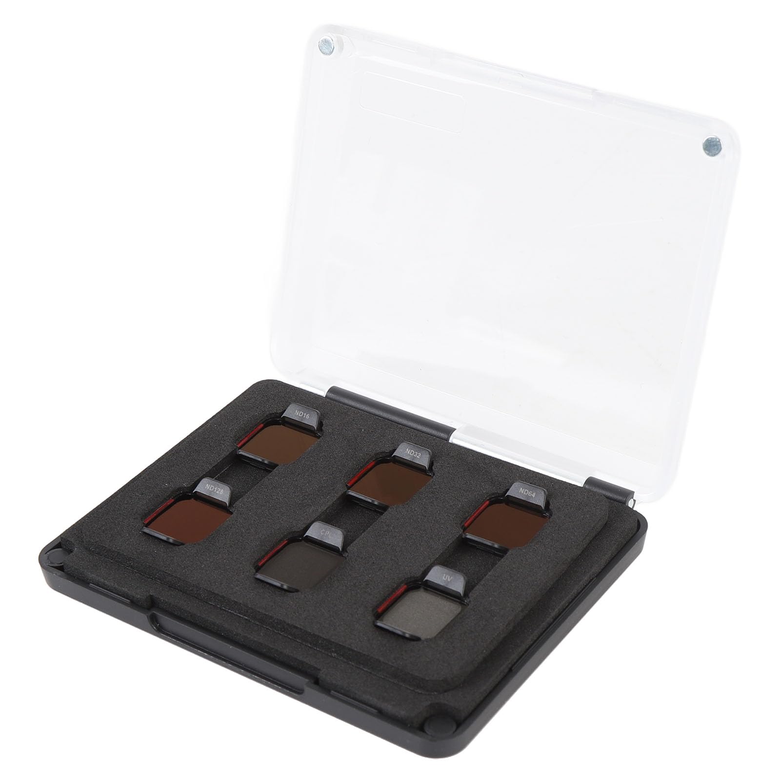 Tbest Set di Filtri per Lenti per Drone 6 in 1 Flip in Vetro Ottico CPL ND32 ND64 ND16 ND128 Filtri Protettivi con Scatola di Immagazzinaggio Fotografia