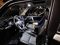 Vista 4 de 16 Piece White Interior LED Lights Kit for Toyota 4Runner 2010 2011 2012 2013 2014 2015 2016 2017 2018 2019 2020 2021 2022 Super Bright 6000K