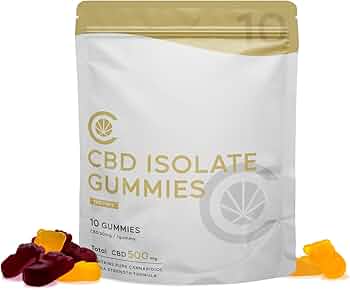 Amazon | CBD グミ CannaTech 500mg 10粒 50mg/粒 CBDアイソレート使用