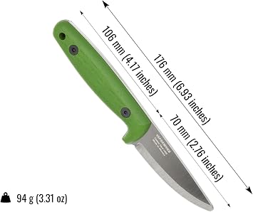 BPSKNIVES Season Series Spring - Kids First Knife - Bushcraft Knives for Boys - Whittling Knives for Kids - Safe Kid Knife with Sheath & Rounded Tip - Camping Knife - Gift for Boys