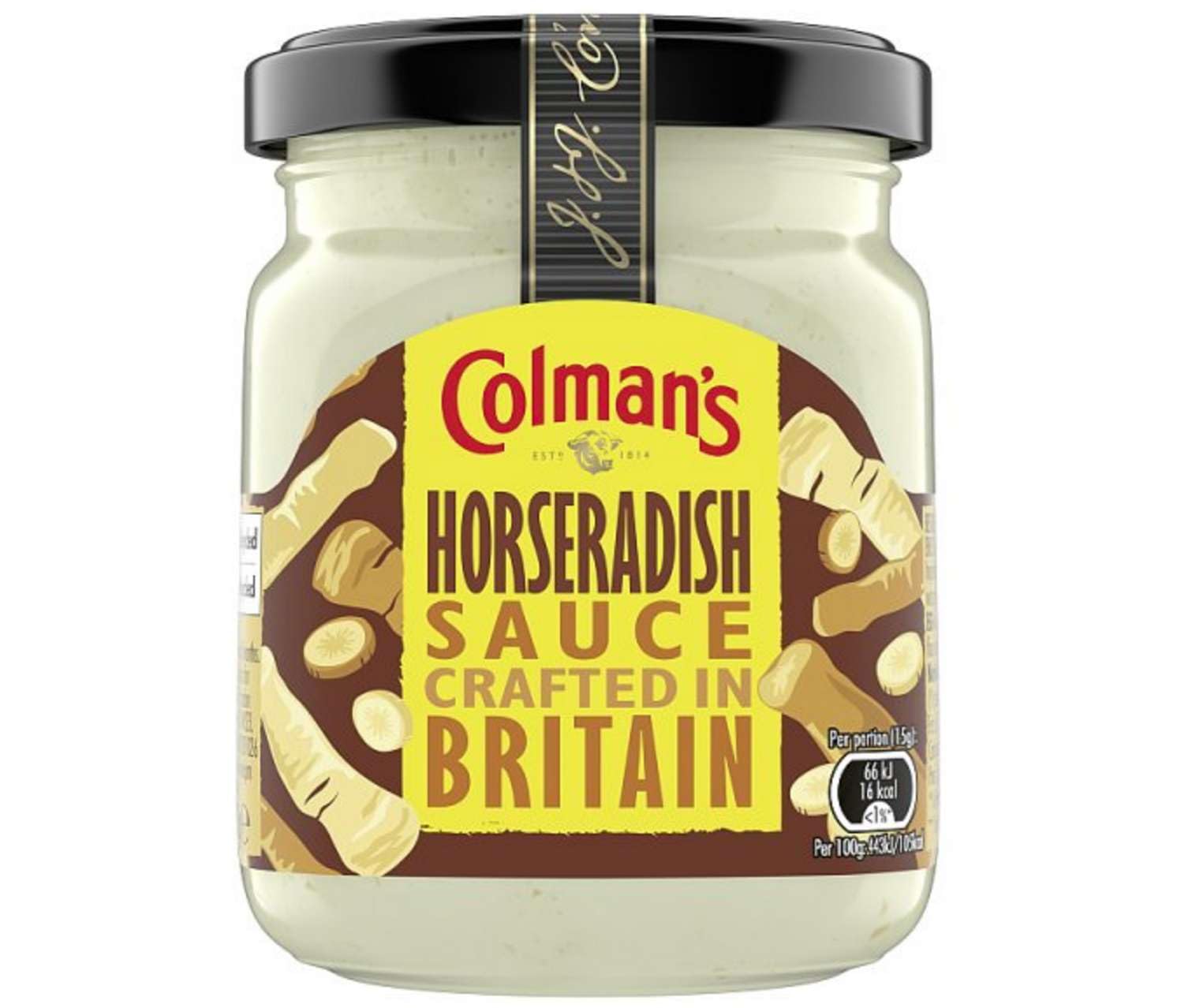 Colmans Condimentos Salsa de rábano picante 3 x 136g