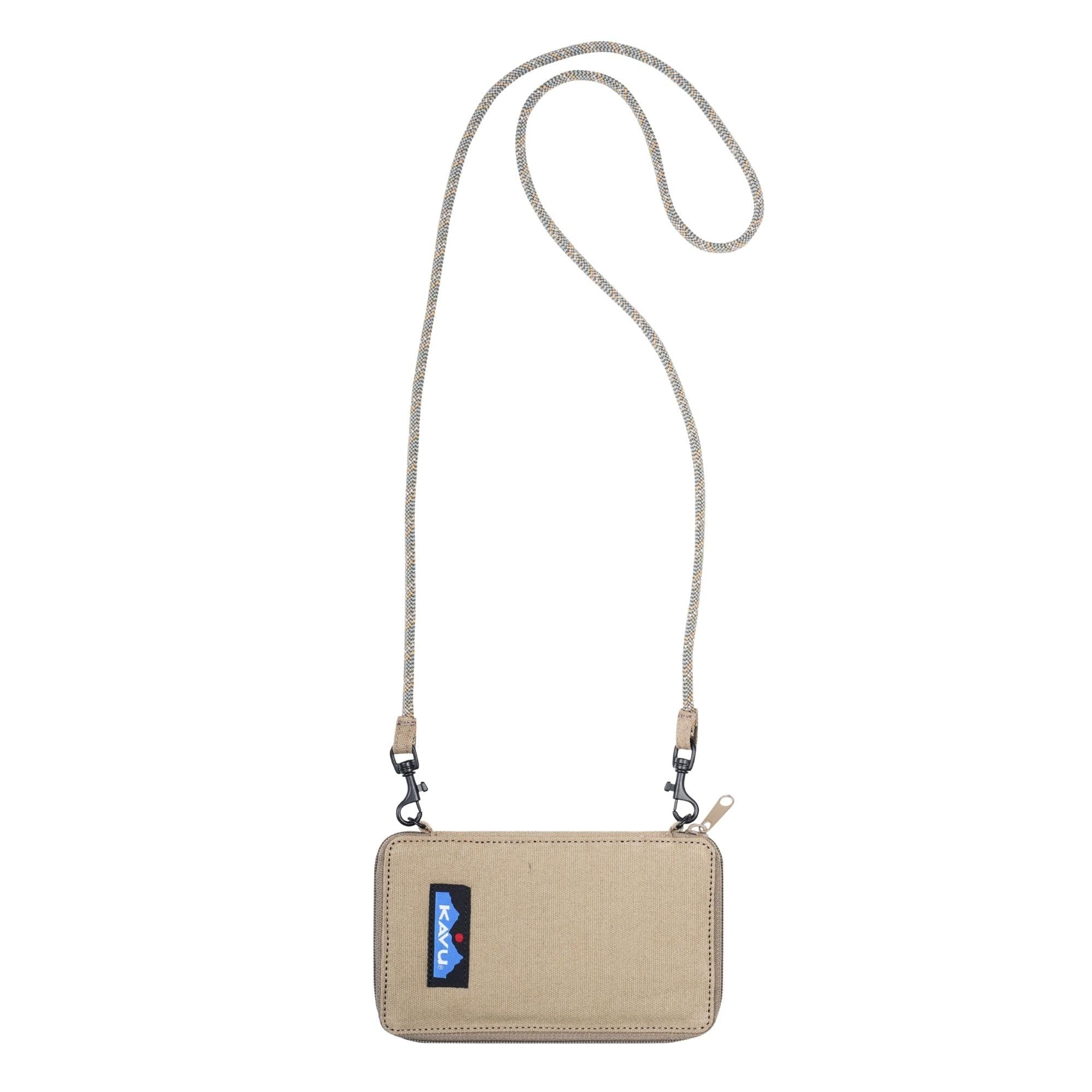 KAVU Go Time Bi-Fold Wallet with Detachable Rope Strap