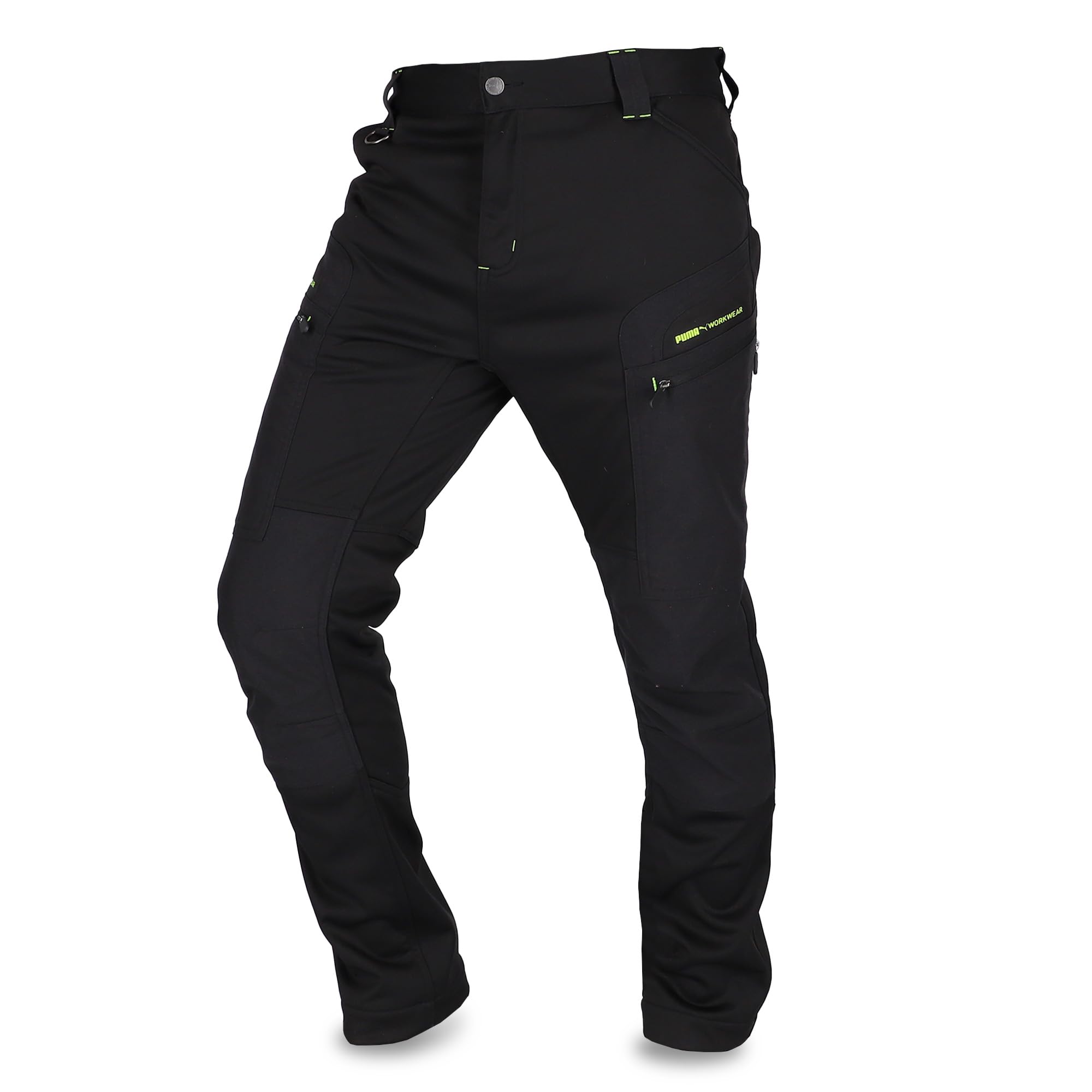 PUMA Workwear ProOne Alpine Pantaloni da uomo foderati – Pantaloni da uomo – Pantaloni da uomo – Antivento e impermeabile – Pantaloni elastici da lavoro da uomo – Pantaloni invernali da uomo