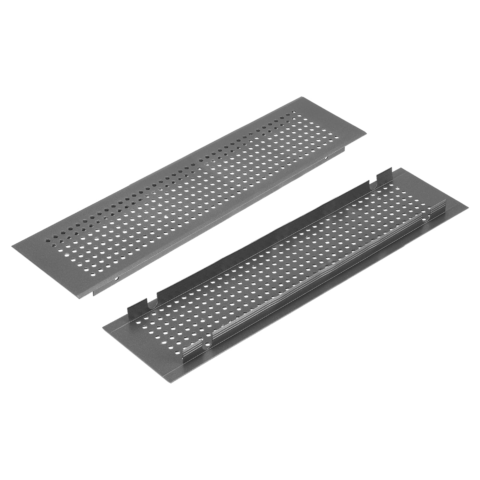 Grille d'aération de porte antirouille double face pour ventilation humide
