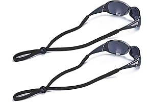 Adjustable Sunglasses Strap with Bold Color Combos: Stay in Style without Sunglass Slip-ups