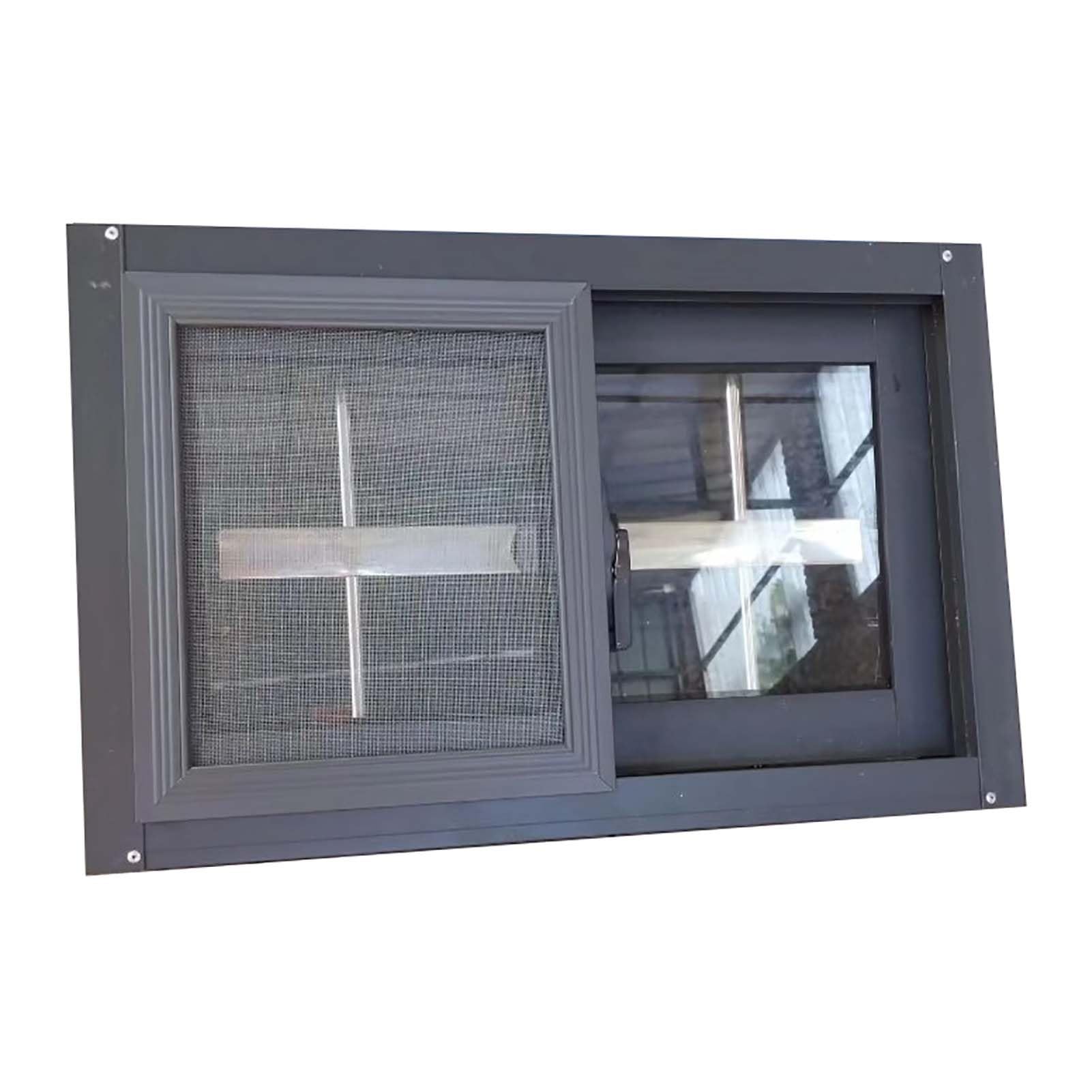 Genérico Ventanas De Granero con Vidrio Y Pantalla, Ventana Corrediza Horizontal for Sótano Grande, Ventana Pequeña con Bloqueo for Baños, Garajes Y Lofts(15.7x23.6in/40x60cm)