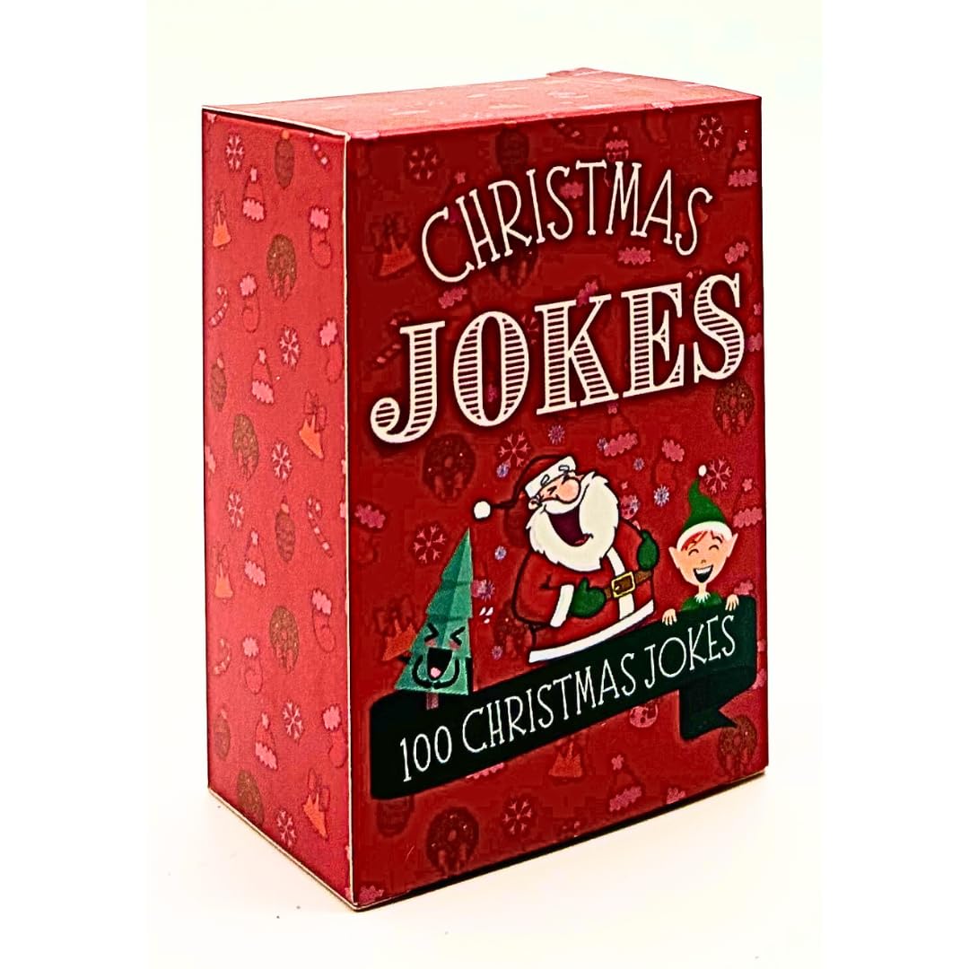 Second Ave 100 Christmas Jokes Family Fun Xmas Card Table Game Stocking Filler Secret Santa Present