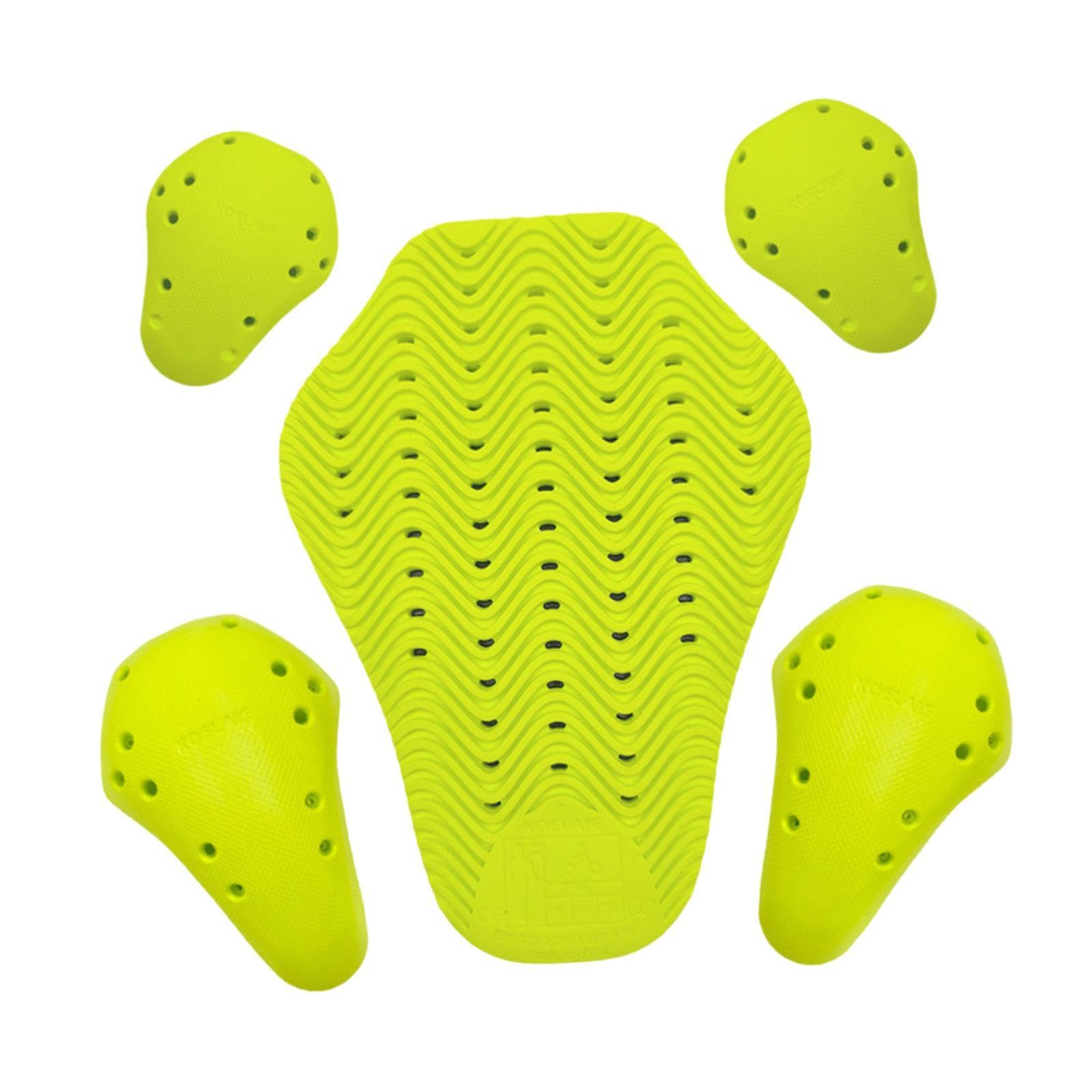 5 Protectores para Chaqueta de Motocicleta, Equipo Corporal EVA para Mujeres Adultas, Almohadillas Espalda Hombros Codos