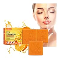 Vista 1 de Jabón de vitamina C Elements, jabón de vitamina C de elementos, jabón hecho a mano con vitamina C naranja, jabón de vitamina C, jabón orgánico