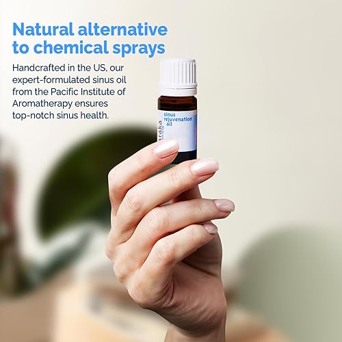 Miniatura 5 de Baraka Aceite de rejuvenecimiento sinusal  Una potente mezcla de 6 aceites esenciales orgánicos para mejorar la respiración y la relajación  Ayuda a