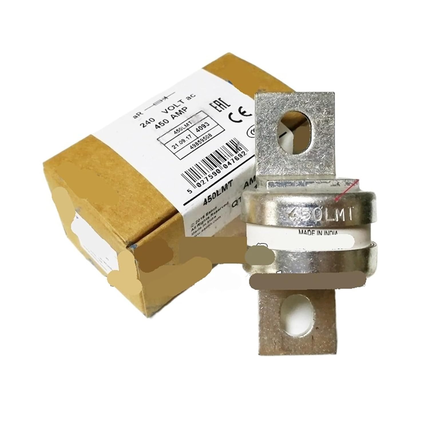 ヒューズ 450LMT 450A 240V 1個 エーモン/[30080]ミニ平型ヒューズ電源