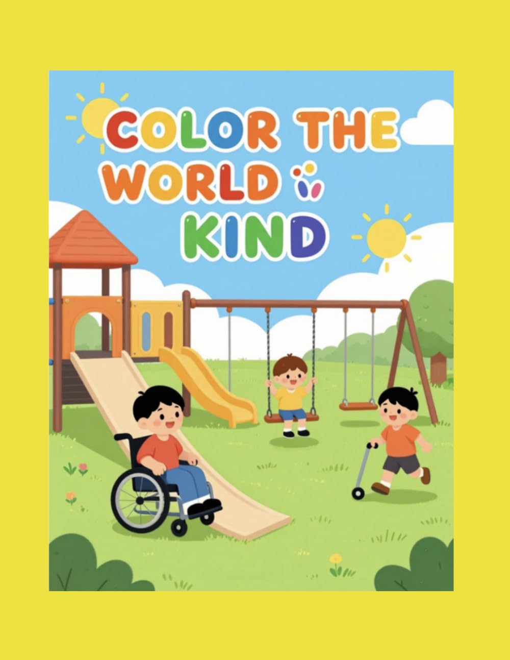 Color The World Kind: A coloring book about friendship, inclusion and kindness
