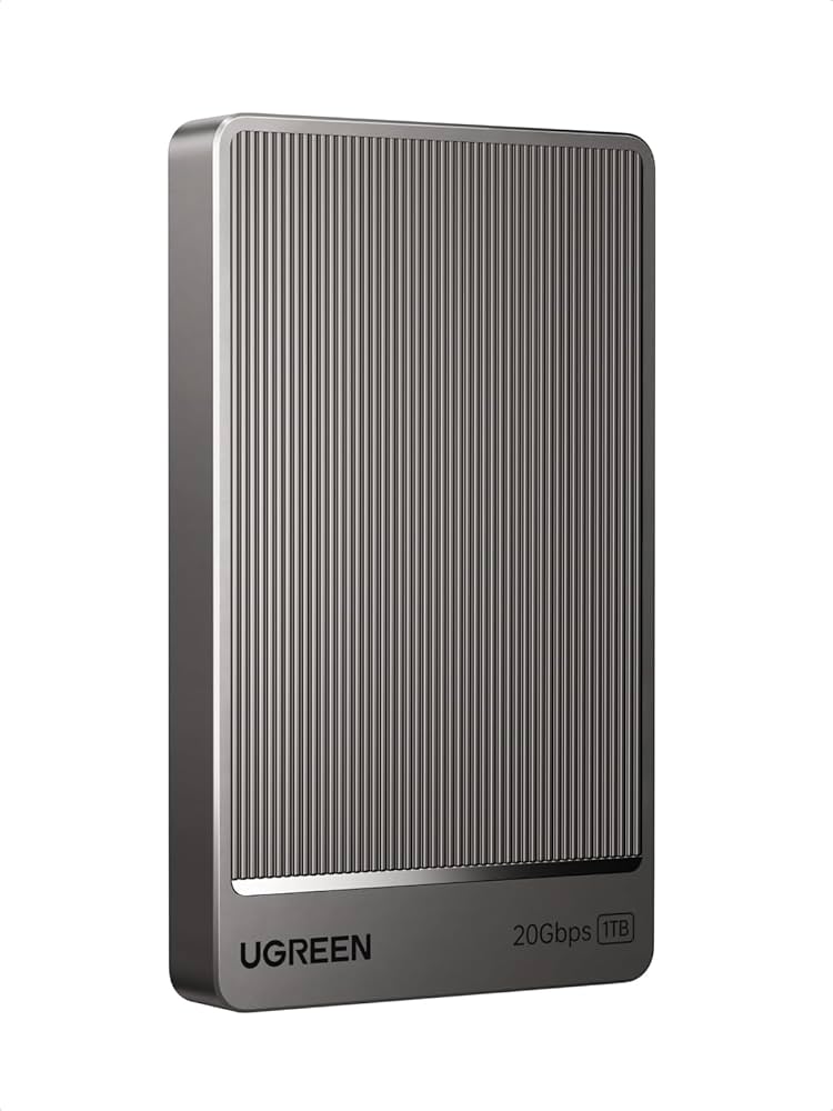 【新品】UGREEN 1TB 外付けSSD 最大2000MB/s Amazon.com: UGREEN 1TB Portable SSD UP to 2000MB/s, USB C SSD