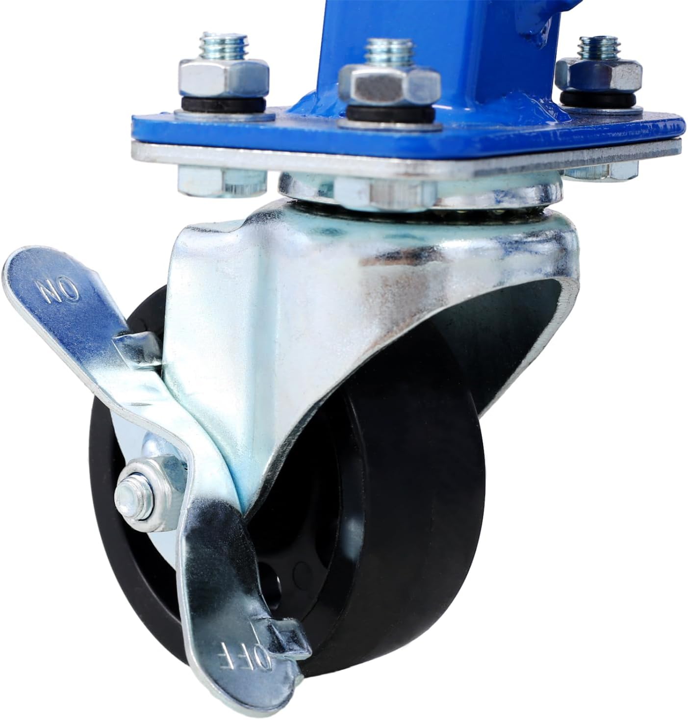 300 lbs Hydraulic Motorcycle Scissor Jack Lift Foot Step Wheels for Small Dirt Bikes,Blue Color Blue Elevate with Confidence Maintenance & Storage