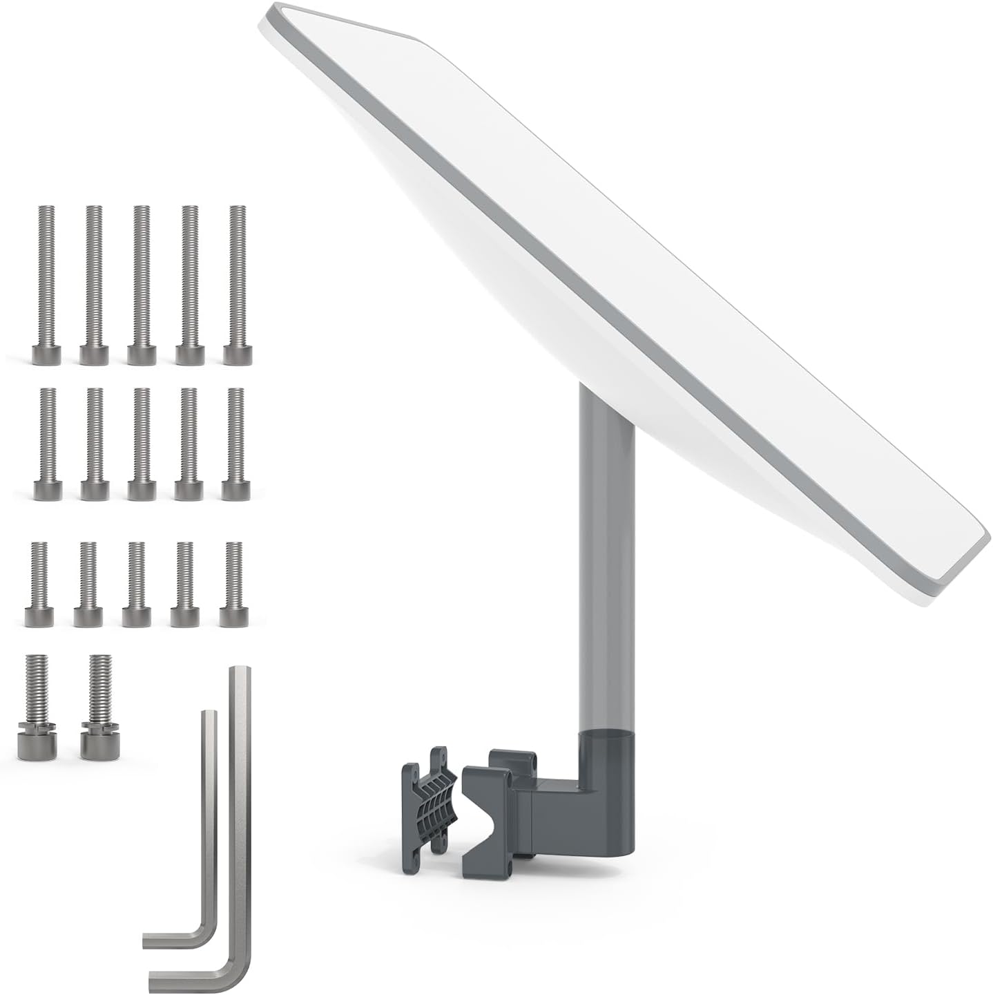 No Drill Metal Clamp Mount for Starlink Internet Kit Satellite Gen 2