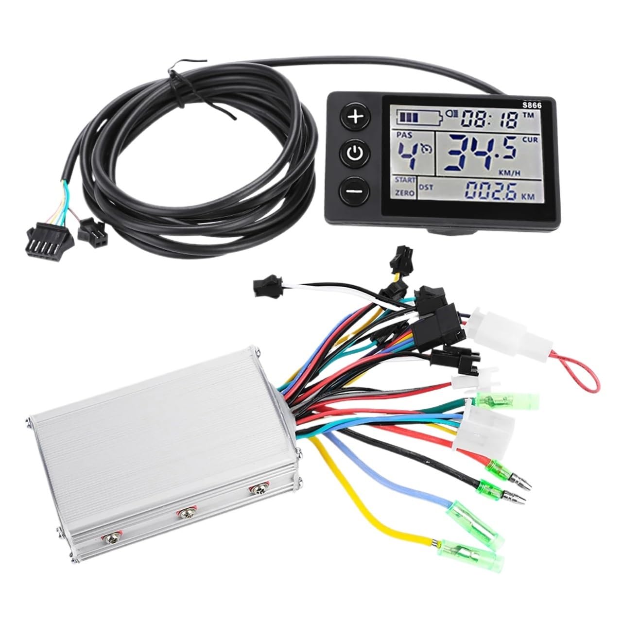 Centralina Monopattino Elettrico Pannello di visualizzazione LCD impermeabile da 24 V-48 V Kit controller brushless for scooter elettrico Controller Accessori for ciclismo