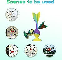 Vista 3 de Paquete de 10 dardos coloridos de succión de silicona de 4.7 pulgadas con 1 juego de juguete de lanzamiento deportivo, juego de deportes al aire