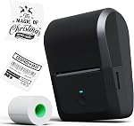 PeriPage PB20 Bluetooth Label Maker, 2-Inch Portable Thermal Printer for Small Business, Clothing, Logos & Stickers, Compatible with Phones & PCs (Black)