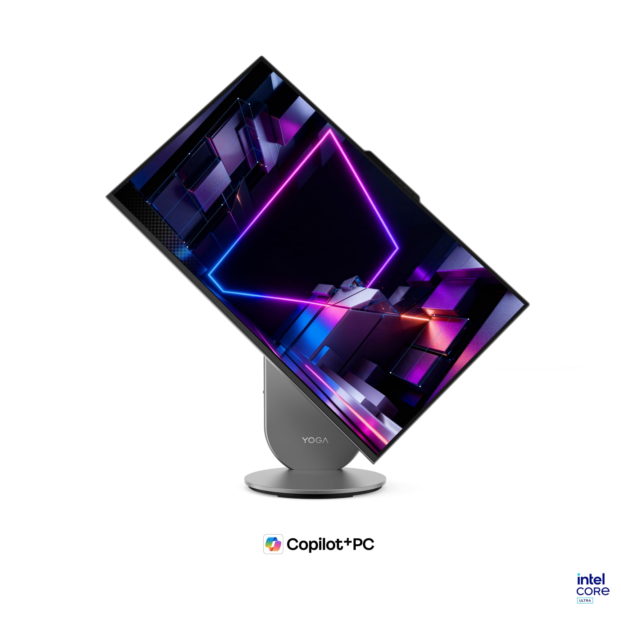 Lenovo Yoga AIOi PC | Copilot+PC | 27" QHD Touch Display | Intel Core Ultra 7 356H | 32GB RAM | 1TB SSD | NVIDIA GeForce RTX 5060 | Windows 11 | Inkl. Maus und Tastatur | Grau | 3 Monate Premium Care