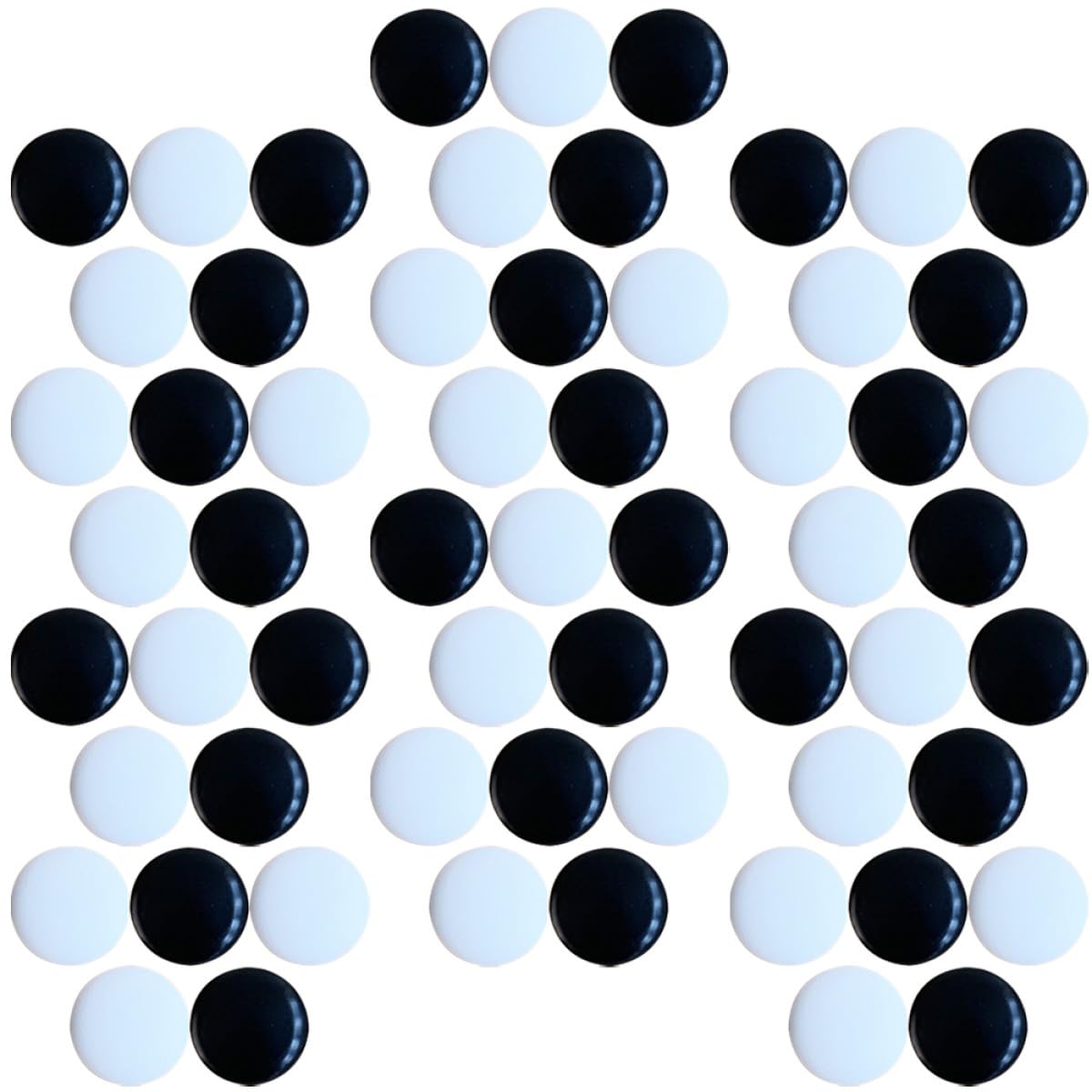 Outanaya Pièces de Jeu de Go en 360pcs, Sécurisées et Faciles à Ranger, Accessoires Créatifs pour Jeux de Société en Famille L'école