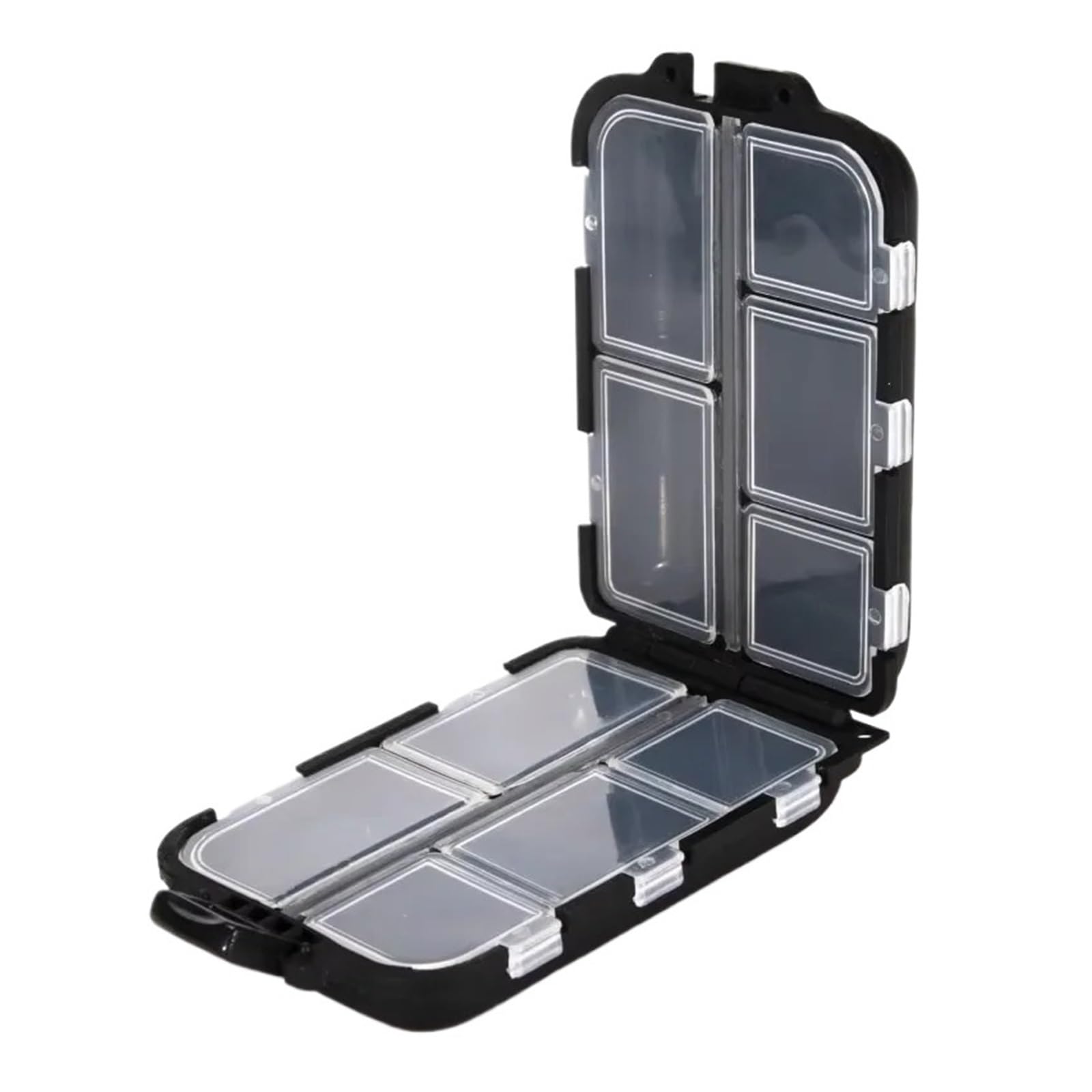 EMHSJSYVB Compartment Storage Case Double Sided Tool Organizer(Black)