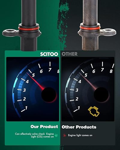 Vista 5 de SCITOO Sensor de posición del cigüeñal para Dodge Caliber Avenger Journey Viper, para Jeep Compass Patriot 2007-2014, para Chrysler 200 2011 2012