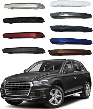Front Rear Driver Passenger Side Exterior Door Handle for Audi A5 A4 Q5 2017 2018 2019 2020 2021 2022 2023 2024 8WD837876B 8WD837875C Without Bright Stripes, Gray, Right