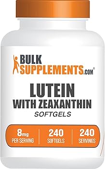 Amazon.com: BulkSupplements.com Lutein with Zeaxanthin Softgels