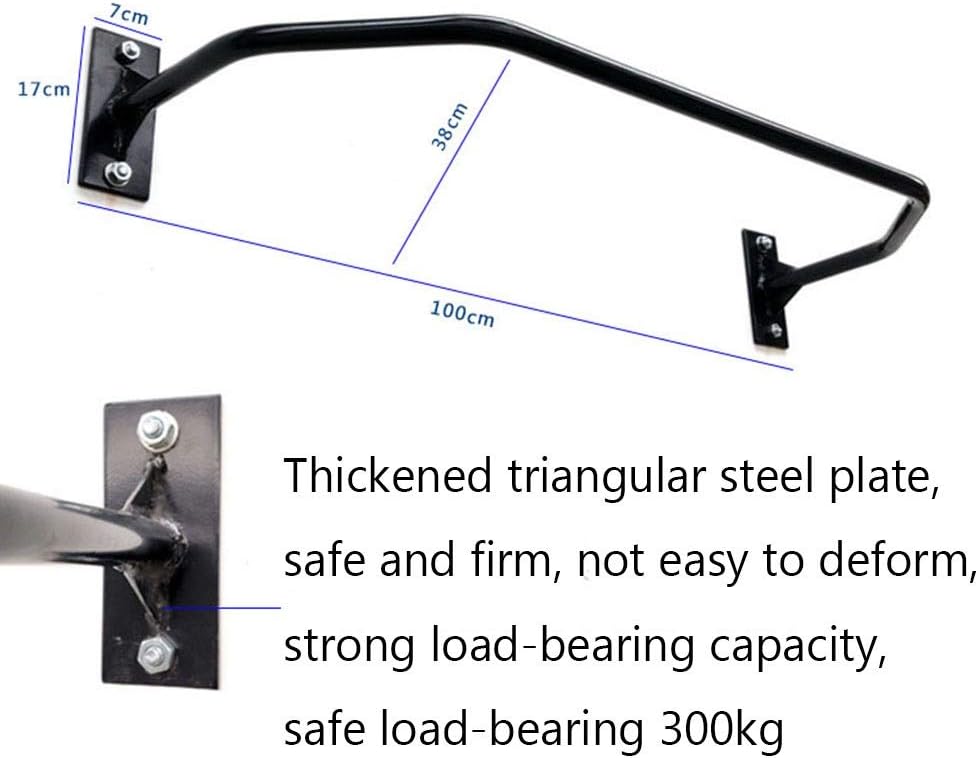 Home Wall-Mounted Horizontal Bars, Safety, Muscle Strength Training Rods for Indoor and Outdoor Use, Aerobic Exercise, 300kg Load