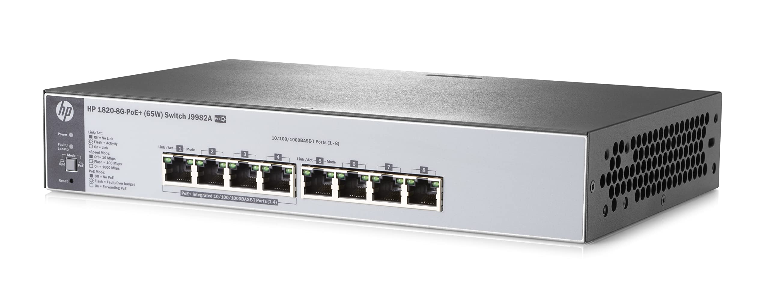 HP J9982A#ABB 1820-8G-PoE+ (65W) Switch-Hub
