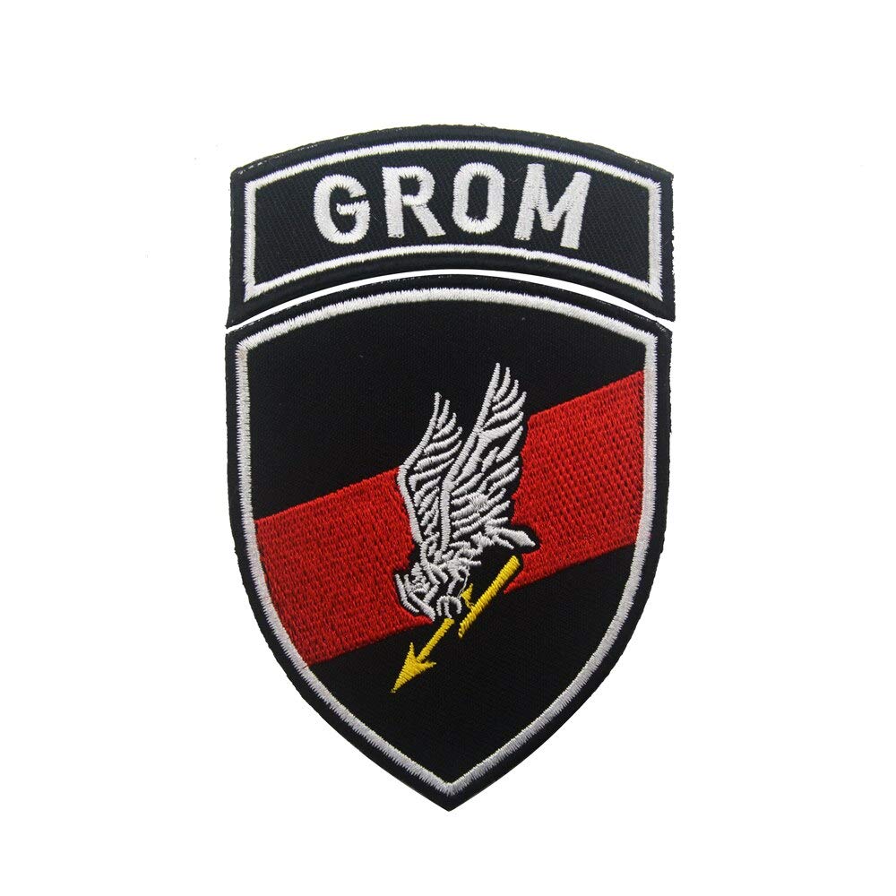Polish Special Force GROM Unit Embroidered Airsoft Morale Patch