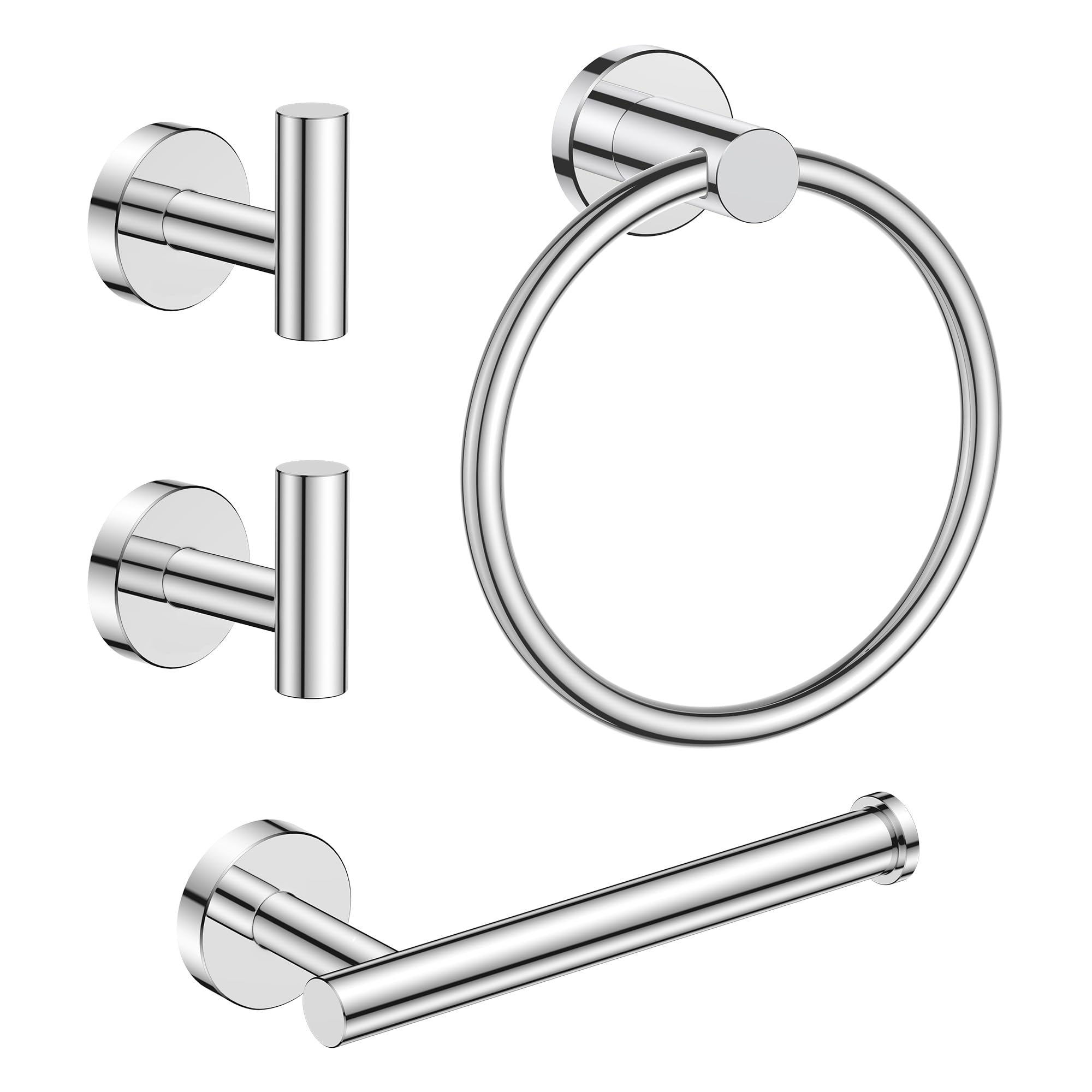FORIOUS Bathroom Accessories Set, 4-Piece Bathroom Hardware Set — Amazon image 11