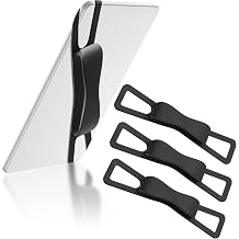 Fotbor 3 Pack Ergonomic Hand Strap for Kindle & Tablets - Lying Reading Essential - Non-Slip Anti-Fall Lightweight Grip Strap, Fits 4.7-8" Kindle/e-Readers/Phones & Tablets Black