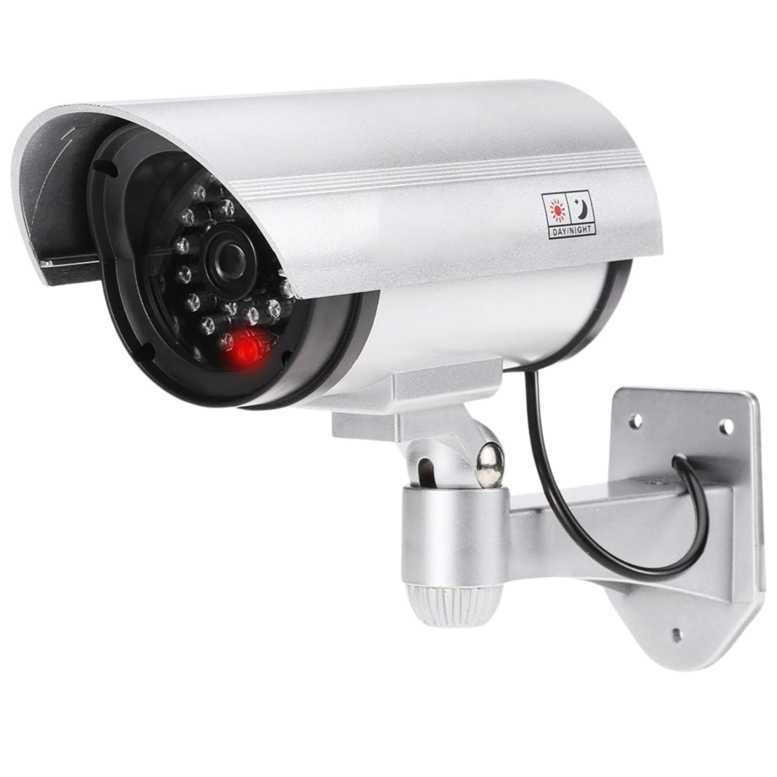 Atharv Collection Dummy Security Camera Realistic Look Dummy Security CCTV Outdoor Camera Fake Dummy IR CCTV Security Camera Waterproof Wireless Blinking Flashing-image-41